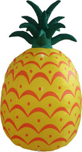 6 Foot Tall Jumbo Summer Party Inflatable Yellow Pineapple / Pre-Lit LED Lights, Outdoor Indoor, Lawn Yard