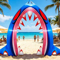 Danxilu 10FT Halloween Inflatable Shark Archway Decoration with LED Lights / High Quality Polyester,