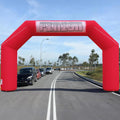Sewinfla 20Ft Inflatable Arch with Blower,Outdoor Inflatable Archway for Party,5K Race,Advertising